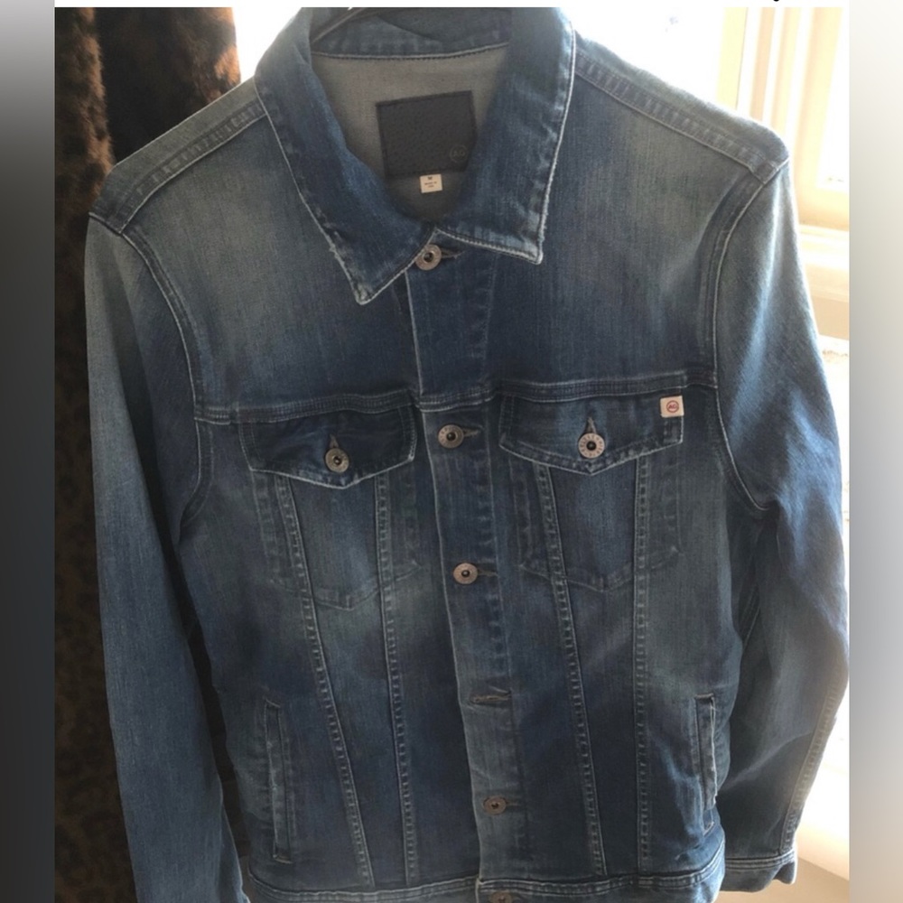 AG Adriano Goldschmied Blue Jean Jacket
